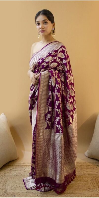 KP 1087 Wine Color Soft Lichi Silk Designer Work Saree . Wedding, Party, Festive, Events, Introductory Price ₹1399. Delivery 4-6 Working Days. Shop now. | Bollywood Sarees, Creative Sarees, Designer Sarees, Embroidered Sarees, Ethnic Saree, Modern Digital sarees, Party Wear Sarees, Sarees
