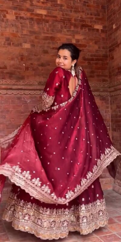 NF 1250 Maroon Color Fendy with Embroidery Work Silk Salwar Suit . Festive Deal ₹2599. Delivery 4-6 Working Days. Shop now. | Designer Suits, Jump Suits, Casual Suits, Creative suits, Palazzo Suits, Party Wear Suits, Patiala Suits, Salwar suit, Straight Suits