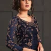 FC 4592 Navy Blue Net Salwar Suit with Stone Work. Wedding, Party, Festive, Events, Now at just ₹2449. Delivery 4-6 Working Days. Shop now. | Jump Suits, Straight Suits, Casual Suits, Creative suits, Designer Suits, Palazzo Suits, Party Wear Suits, Patiala Suits, Salwar suit