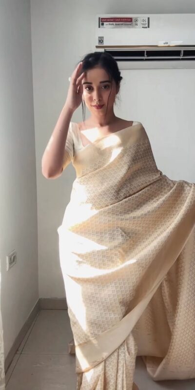 KPR 176 Off White Soft Lichi Silk Saree Perfect for Wedding, Party, Family Gatherings, Baisakhi, Holi – . Now at just ₹1499. Delivery 4-6 Working | Bollywood Sarees, Creative Sarees, Designer Sarees, Embroidered Sarees, Ethnic Saree, Modern Digital sarees, Party Wear Sarees, Sarees