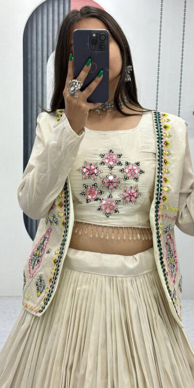 PC 522 Off White Tissue Simmer Lehenga Choli Perfect for Wedding, Party, Cultural Events, Diwali, Ganesh Chaturthi – . Exclusive Offer ₹3049. Deli | Designer Suits, Jump Suits, Casual Suits, Creative suits, Palazzo Suits, Party Wear Suits, Patiala Suits, Salwar suit, Straight Suits