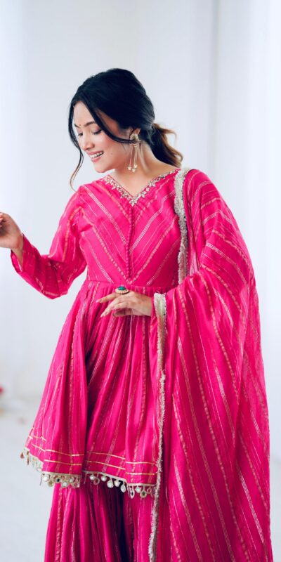 SRK 5300 Pink Mal Chanderi With Lace Work & Mirror Work Salwar Suit . Get it for ₹2099. Delivery 4-6 Working Days. Shop now. | Designer Suits, Jump Suits, Tops & Bottoms, Track Suits, Trendy Wear, Casual Suits, Creative suits, Palazzo Suits, Party Wear Suits, Patiala Suits, Salwar suit, Straight Suits