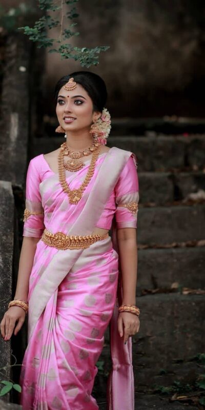 KPR 092 Pink Color Soft Lichi Silk Saree with Lace Work & Lace Border. Get it for ₹1299. Delivery 4-6 Working Days. Shop now. | Bollywood Sarees, Creative Sarees, Designer Sarees, Embroidered Sarees, Ethnic Saree, Modern Digital sarees, Party Wear Sarees, Sarees
