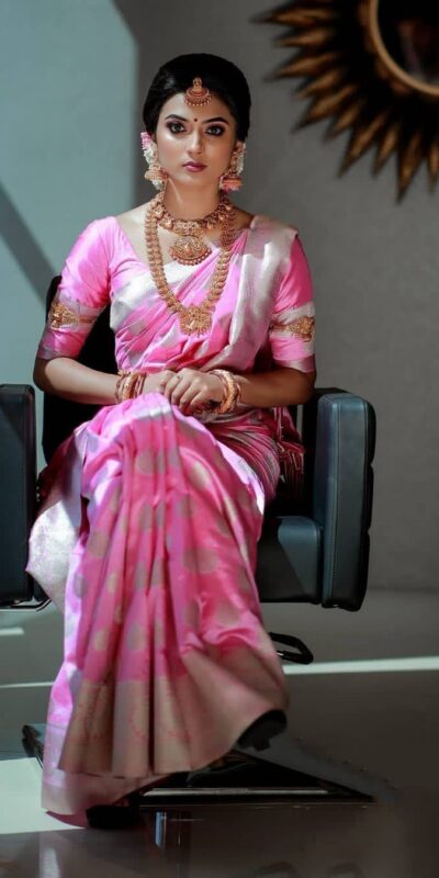 KPR 092 Pink Color Soft Lichi Silk Saree with Lace Work & Lace Border. Get it for ₹1299. Delivery 4-6 Working Days. Shop now. | Bollywood Sarees, Creative Sarees, Designer Sarees, Embroidered Sarees, Ethnic Saree, Modern Digital sarees, Party Wear Sarees, Sarees