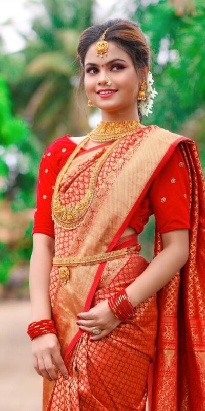 KP 3069 Red Soft Lichi Silk Saree with Lace Border & Lace Work. Affordable Price ₹1399. Delivery 4-6 Working Days. Shop now. | Bollywood Sarees, Creative Sarees, Designer Sarees, Embroidered Sarees, Ethnic Saree, Modern Digital sarees, Party Wear Sarees, Sarees