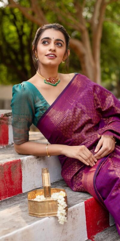 KPR 207 Wine Color Soft Lichi Silk Saree with Lace Work & Lace Border. Get it for ₹1299. Delivery 4-6 Working Days. Shop now. | Bollywood Sarees, Creative Sarees, Designer Sarees, Embroidered Sarees, Ethnic Saree, Modern Digital sarees, Party Wear Sarees, Sarees