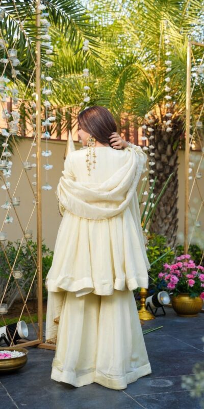 VLM 306 Off White Cosmos Silk Salwar Suit Perfect for Wedding, Party, Ethnic Day, Anniversary, Pooja – . Exclusive Offer ₹2549. Delivery 4-6 Worki | Designer Suits, Jump Suits, Tops & Bottoms, Track Suits, Trendy Wear, Casual Suits, Creative suits, Palazzo Suits, Party Wear Suits, Patiala Suits, Salwar suit, Straight Suits