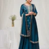 FC 2102 Peacock Blue Blooming Vichitra Salwar Suit with Embroidery Work. Festive Deal ₹2549. Delivery 4-6 Working Days. Shop now. | Designer Suits, Jump Suits, Tops & Bottoms, Track Suits, Trendy Wear, Casual Suits, Creative suits, Palazzo Suits, Party Wear Suits, Patiala Suits, Salwar suit, Straight Suits