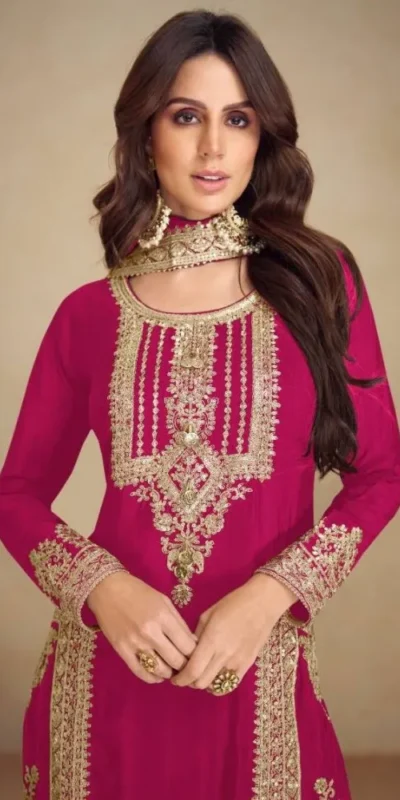 FC GULKAYRA 7473 Pink Chinon Salwar Suit Perfect for Wedding, Party, Durga Puja, Eid, Sangeet – . Grab it for ₹3199. Delivery 4-6 Working Days. | Designer Suits, Jump Suits, Tops & Bottoms, Track Suits, Trendy Wear, Casual Suits, Creative suits, Palazzo Suits, Party Wear Suits, Patiala Suits, Salwar suit, Straight Suits