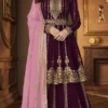 DS A 9125 Wine Faux Georgette Salwar Suit with Embroidery Work. Special Price ₹2599. Delivery 4-6 Working Days. Shop now. | Designer Suits, Jump Suits, Tops & Bottoms, Track Suits, Trendy Wear, Casual Suits, Creative suits, Palazzo Suits, Party Wear Suits, Patiala Suits, Salwar suit, Straight Suits
