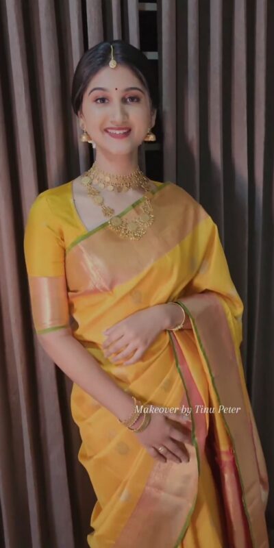 KP 5086 Yellow Color Soft Lichi Silk Saree with Lace Border & Lace Work. Now at just ₹1499. Delivery 4-6 Working Days. Shop now. | Bollywood Sarees, Creative Sarees, Designer Sarees, Embroidered Sarees, Ethnic Saree, Modern Digital sarees, Party Wear Sarees, Sarees