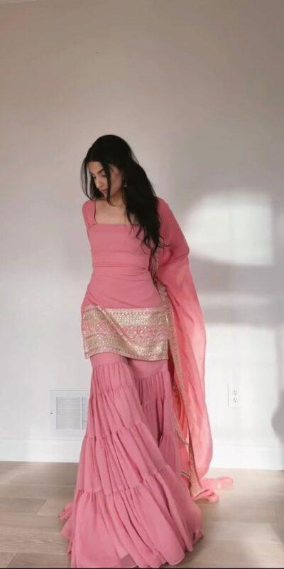 RTC 5962 Baby Pink Faux Georgette Salwar Suit Perfect for Wedding, Party, Cultural Events, Holi, Lohri – . Now at just ₹2049. Delivery 4-6 Working | Jump Suits, Straight Suits, Tops & Bottoms, Track Suits, Trendy Wear, Casual Suits, Creative suits, Designer Suits, Palazzo Suits, Party Wear Suits, Patiala Suits, Salwar suit