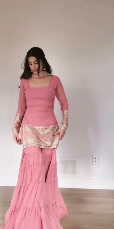 RTC 5962 Baby Pink Faux Georgette Salwar Suit Perfect for Wedding, Party, Cultural Events, Holi, Lohri – . Now at just ₹2049. Delivery 4-6 Working | Jump Suits, Straight Suits, Tops & Bottoms, Track Suits, Trendy Wear, Casual Suits, Creative suits, Designer Suits, Palazzo Suits, Party Wear Suits, Patiala Suits, Salwar suit