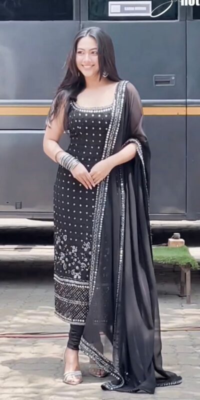 RTC 5912 Black Faux Georgette Salwar Suit Perfect for Wedding, Party, Baisakhi, Baby Shower, Sangeet – . Introductory Price ₹2099. Delivery 4-6 Working | Designer Suits, Jump Suits, Tops & Bottoms, Track Suits, Trendy Wear, Casual Suits, Creative suits, Palazzo Suits, Party Wear Suits, Patiala Suits, Salwar suit, Straight Suits