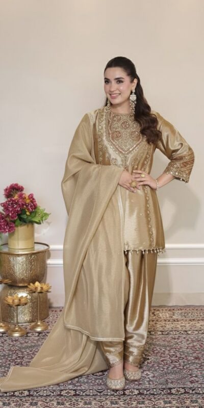 LG 2050 Chiku Fendy Salwar Suit with Embroidery Work. Wedding, Party, Festive, Events, Special Price ₹2049. Delivery 4-6 Working Days. Shop now. | Jump Suits, Straight Suits, Tops & Bottoms, Track Suits, Trendy Wear, Casual Suits, Creative suits, Designer Suits, Palazzo Suits, Party Wear Suits, Patiala Suits, Salwar suit