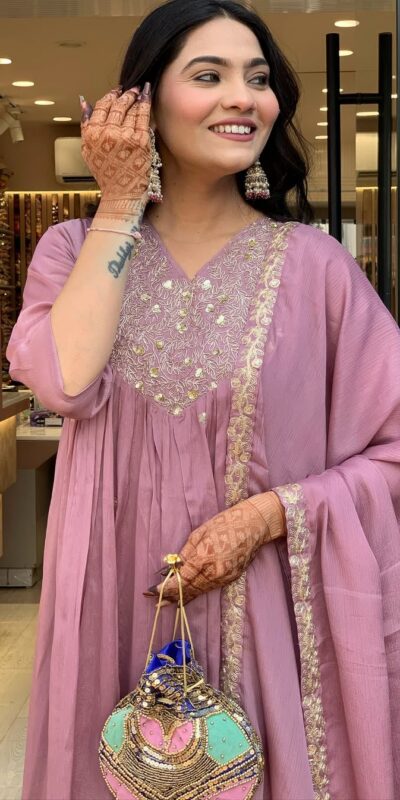 MF 819 Lavender Color Cotton Silk Salwar Suit with Mirror Work. Affordable Price ₹1699. Delivery 4-6 Working Days. Shop now. | Jump Suits, Casual Suits, Creative suits, Designer Suits, Palazzo Suits, Party Wear Suits, Patiala Suits, Salwar suit, Straight Suits