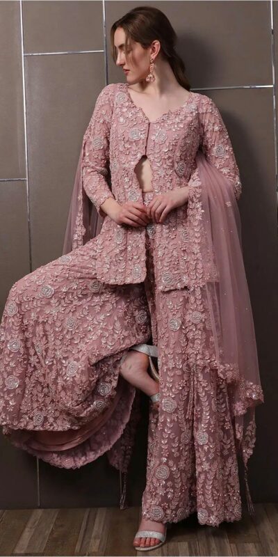 RTC 5945 Light Pink Color Faux Georgette Salwar Suit with Lace Work. Special Price ₹3099. Delivery 4-6 Working Days. Shop now. | Jump Suits, Straight Suits, Tops & Bottoms, Track Suits, Trendy Wear, Casual Suits, Creative suits, Designer Suits, Palazzo Suits, Party Wear Suits, Patiala Suits, Salwar suit