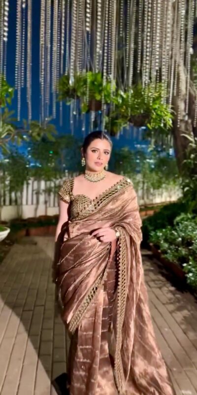 BT 413 Mustered Organza Silk Saree with Mirror Work & Embroidery Work. Introductory Price ₹1999. Delivery 4-6 Working Days. Shop now. | Bollywood Sarees, Creative Sarees, Designer Sarees, Embroidered Sarees, Ethnic Saree, Modern Digital sarees, Party Wear Sarees, Sarees