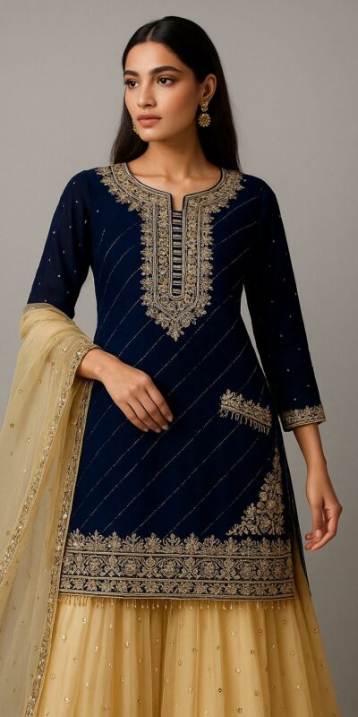 VLM 312 Navy Blue Fox Goargate Salwar Suit Perfect for Wedding, Party, Lohri, Housewarming, Anniversary – . Get it for ₹2399. Delivery 4-6 Working | Jump Suits, Tops & Bottoms, Track Suits, Trendy Wear, Casual Suits, Creative suits, Designer Suits, Palazzo Suits, Party Wear Suits, Patiala Suits, Salwar suit, Straight Suits