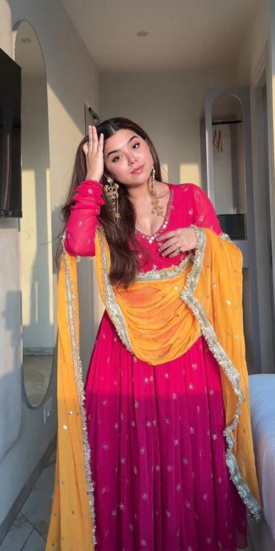 SRK 5313 Pink in Faux Georgette Embroidery Work Salwar Suit . Available at ₹2099 only. Delivery 4-6 Working Days. Shop now. | Jump Suits, Casual Suits, Creative suits, Designer Suits, Palazzo Suits, Party Wear Suits, Patiala Suits, Salwar suit, Straight Suits