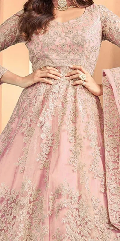 FC 8356 Pink in Color Heavy Net Embroidery Work Salwar Suit . Wedding, Party, Festive, Events, Special Price ₹3199. Delivery 4-6 Working Days. Shop now. | Jump Suits, Straight Suits, Tops & Bottoms, Track Suits, Trendy Wear, Casual Suits, Creative suits, Designer Suits, Palazzo Suits, Party Wear Suits, Patiala Suits, Salwar suit