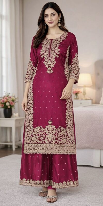 SSR 535 Pink Color in Organza Silk Embroidery Work Salwar Suit . Available at ₹2399 only. Delivery 4-6 Working Days. Shop now. | Jump Suits, Straight Suits, Tops & Bottoms, Track Suits, Trendy Wear, Casual Suits, Creative suits, Designer Suits, Palazzo Suits, Party Wear Suits, Patiala Suits, Salwar suit