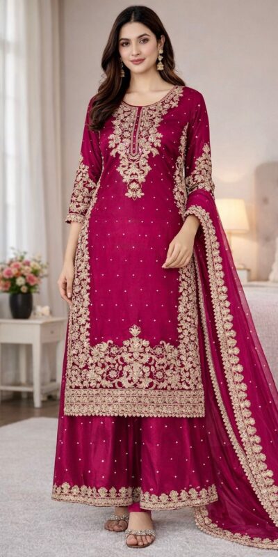 SSR 535 Pink Color in Organza Silk Embroidery Work Salwar Suit . Available at ₹2399 only. Delivery 4-6 Working Days. Shop now. | Jump Suits, Straight Suits, Tops & Bottoms, Track Suits, Trendy Wear, Casual Suits, Creative suits, Designer Suits, Palazzo Suits, Party Wear Suits, Patiala Suits, Salwar suit