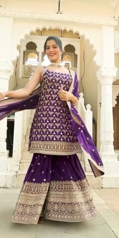 RTC 5892 Purple Faux Georgette Salwar Suit Perfect for Wedding, Party, Durga Puja, Mehendi, Baby Shower – . Festive Deal ₹2549. Delivery 4-6 Working D | Jump Suits, Tops & Bottoms, Track Suits, Trendy Wear, Casual Suits, Creative suits, Designer Suits, Palazzo Suits, Party Wear Suits, Patiala Suits, Salwar suit, Straight Suits