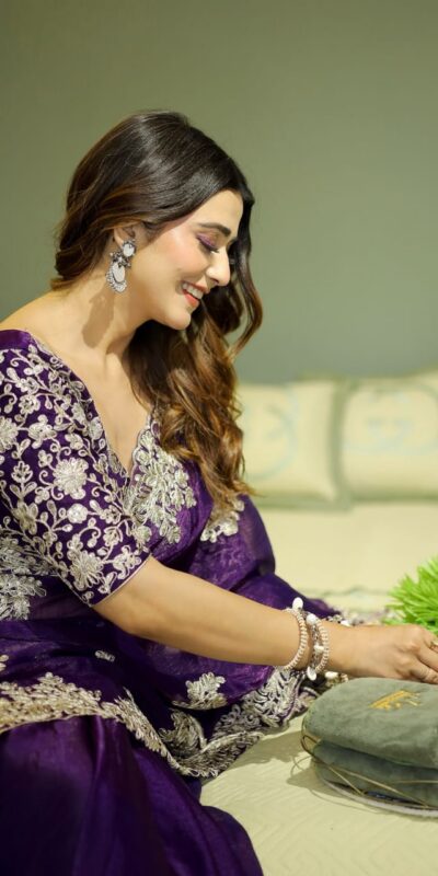 JR 628 Purple Rangoli Silk Saree with Embroidery Work & Cut Work. Affordable Price ₹1949. Delivery 4-6 Working Days. Shop now. | Bollywood Sarees, Creative Sarees, Designer Sarees, Embroidered Sarees, Ethnic Saree, Modern Digital sarees, Party Wear Sarees, Sarees