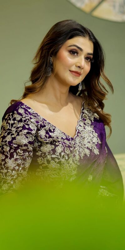 JR 628 Purple Rangoli Silk Saree with Embroidery Work & Cut Work. Affordable Price ₹1949. Delivery 4-6 Working Days. Shop now. | Bollywood Sarees, Creative Sarees, Designer Sarees, Embroidered Sarees, Ethnic Saree, Modern Digital sarees, Party Wear Sarees, Sarees