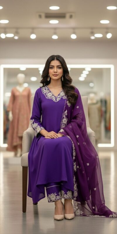LG 2053 Purple Roman Silk Salwar Suit Perfect for Wedding, Party, Eid, Holi, Cultural Events – . Exclusive Offer ₹2099. Delivery 4-6 Working Days. | Jump Suits, Straight Suits, Tops & Bottoms, Track Suits, Trendy Wear, Casual Suits, Creative suits, Designer Suits, Palazzo Suits, Party Wear Suits, Patiala Suits, Salwar suit