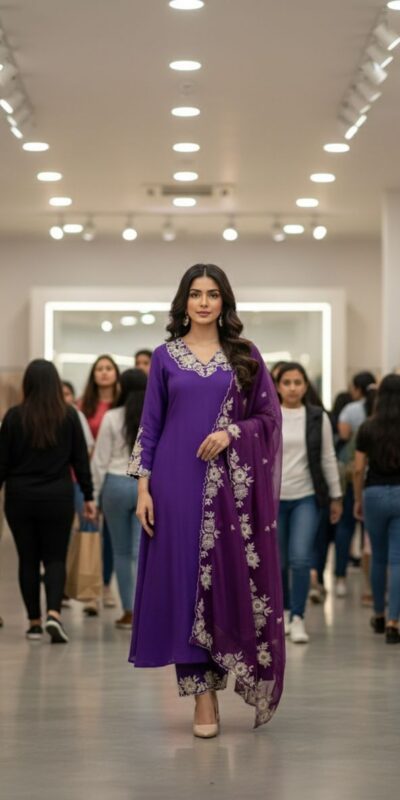 LG 2053 Purple Roman Silk Salwar Suit Perfect for Wedding, Party, Eid, Holi, Cultural Events – . Exclusive Offer ₹2099. Delivery 4-6 Working Days. | Jump Suits, Straight Suits, Tops & Bottoms, Track Suits, Trendy Wear, Casual Suits, Creative suits, Designer Suits, Palazzo Suits, Party Wear Suits, Patiala Suits, Salwar suit