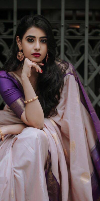 KPR 224 Purple Color Soft Lichi Silk Saree with Lace Border & Lace Work. Best Price ₹1449. Delivery 4-6 Working Days. Shop now. | Bollywood Sarees, Creative Sarees, Designer Sarees, Embroidered Sarees, Ethnic Saree, Modern Digital sarees, Party Wear Sarees, Sarees
