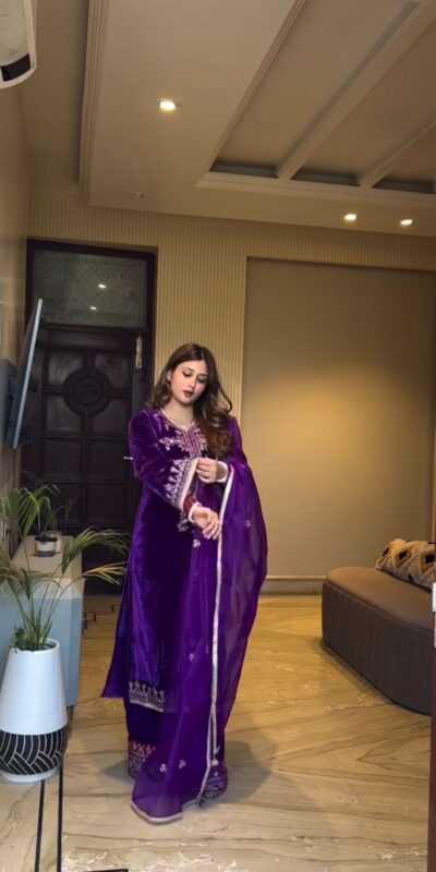 BE 416 Purple Embroidery Work Salwar Suit in Purple Velvet . Affordable Price ₹1999. Delivery 4-6 Working Days. Shop now. | Designer Suits, Jump Suits, Tops & Bottoms, Track Suits, Trendy Wear, Casual Suits, Creative suits, Palazzo Suits, Party Wear Suits, Patiala Suits, Salwar suit, Straight Suits