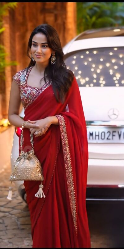 SC 1013 Red Rangoli Silk Saree Perfect for Wedding, Party, Diwali, Onam, Eid – . Get it for ₹1949. Delivery 4-6 Working Days. Shop now. | Bollywood Sarees, Creative Sarees, Designer Sarees, Embroidered Sarees, Ethnic Saree, Modern Digital sarees, Party Wear Sarees, Sarees