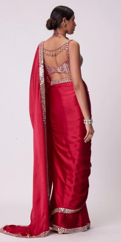 JR 637 Red Rangoli Silk Saree with Mirror Work & Embroidery Work. Exclusive Offer ₹1799. Delivery 4-6 Working Days. Shop now. | Bollywood Sarees, Creative Sarees, Designer Sarees, Embroidered Sarees, Ethnic Saree, Modern Digital sarees, Party Wear Sarees, Sarees