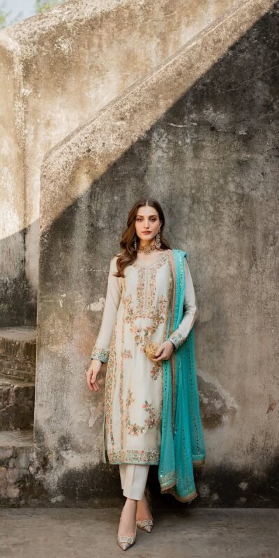 AD 220 White in Organza Silk Embroidery Work & Lace Work Salwar Suit . Grab it for ₹2449. Delivery 4-6 Working Days. Shop now. | Jump Suits, Straight Suits, Tops & Bottoms, Track Suits, Trendy Wear, Casual Suits, Creative suits, Designer Suits, Palazzo Suits, Party Wear Suits, Patiala Suits, Salwar suit