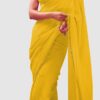 JR 617 Yellow Color Georgette Embroidery Deual Sequence Saree Casual, Wedding, Festive, Events Expected Delivery  4-6 Working Days @1649/- | Bollywood Sarees, Creative Sarees, Designer Sarees, Embroidered Sarees, Ethnic Saree, Modern Digital sarees, Party Wear Sarees, Sarees