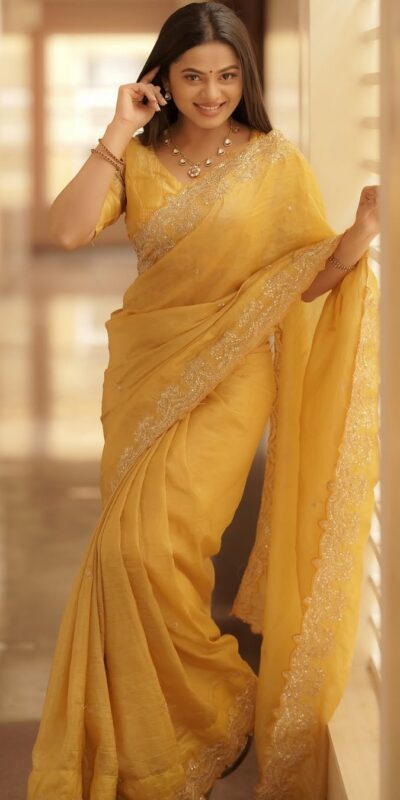 JR 642 Yellow Soft gold crush Saree Perfect for Wedding, Party, Diwali, Pongal, Baisakhi – . Now at just ₹1999. Delivery 4-6 Working Days. Shop now. | Bollywood Sarees, Creative Sarees, Designer Sarees, Embroidered Sarees, Ethnic Saree, Modern Digital sarees, Party Wear Sarees, Sarees