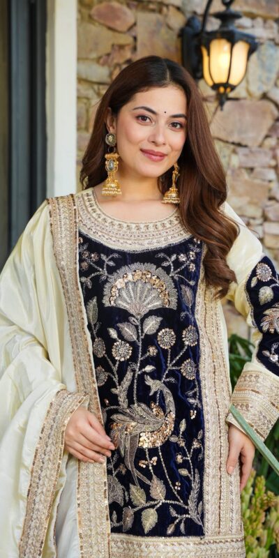 AD 221 Black in Glass Organza Silk. Lace Work & Embroidery Work Salwar Suit Affordable Price ₹2599. Delivery 4-6 Working Days. Shop now. | Jump Suits, Straight Suits, Casual Suits, Creative suits, Designer Suits, Palazzo Suits, Party Wear Suits, Patiala Suits, Salwar suit