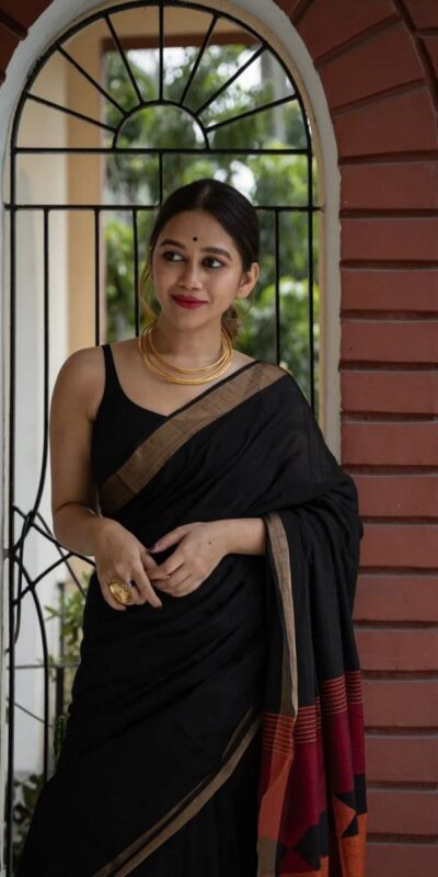 KPR 209 Black Soft Lilan Slab Saree with Lace Border & Lace Work. Now at just ₹1449. Delivery 4-6 Working Days. Shop now. | Bollywood Sarees, Creative Sarees, Designer Sarees, Embroidered Sarees, Ethnic Saree, Modern Digital sarees, Party Wear Sarees, Sarees