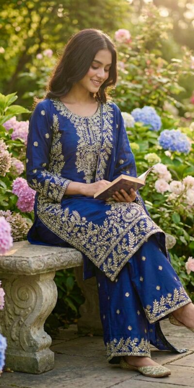 SRK 5316 Blue Organza Silk Salwar Suit Perfect for Wedding, Party, Makar Sankranti, Eid, Durga Puja – . Affordable Price ₹2149. Delivery 4-6 Workin | Jump Suits, Straight Suits, Tops & Bottoms, Track Suits, Trendy Wear, Casual Suits, Creative suits, Designer Suits, Palazzo Suits, Party Wear Suits, Patiala Suits, Salwar suit