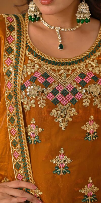 ND 5056 Brown Fandy Silk Salwar Suit with Embroidery Work. Wedding, Party, Festive, Events Now at just ₹2649. Delivery 4-6 Working Days. Shop now. | Jump Suits, Straight Suits, Casual Suits, Creative suits, Designer Suits, Palazzo Suits, Party Wear Suits, Patiala Suits, Salwar suit
