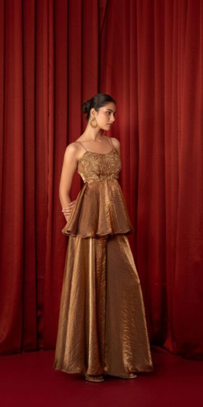 LG 2055 Brown Organza Silk Salwar Suit Perfect for Wedding, Party, Ganesh Chaturthi, Bridal Wear, Lohri – . Special Price ₹1849. Delivery 4-6 Working | Jump Suits, Straight Suits, Tops & Bottoms, Track Suits, Trendy Wear, Casual Suits, Creative suits, Designer Suits, Palazzo Suits, Party Wear Suits, Patiala Suits, Salwar suit