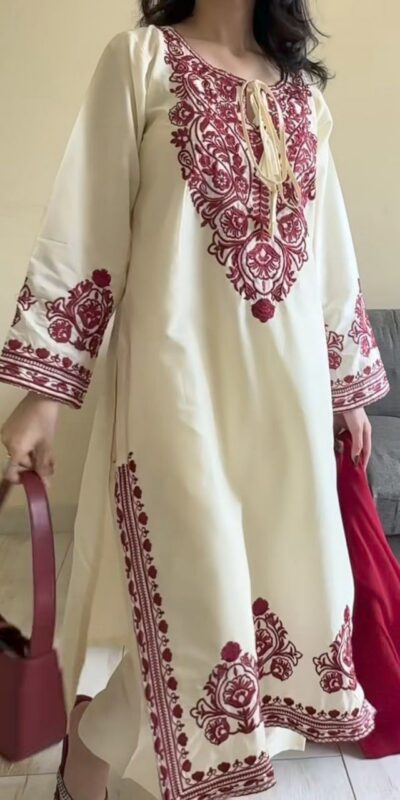 DC 108 Cream Color Natural Crep Salwar Suit with Embroidery Work. Wedding, Party, Festive, Best Price ₹1849. Delivery 4-6 Working Days. Shop now. | Jump Suits, Straight Suits, Casual Suits, Creative suits, Designer Suits, Palazzo Suits, Party Wear Suits, Patiala Suits, Salwar suit