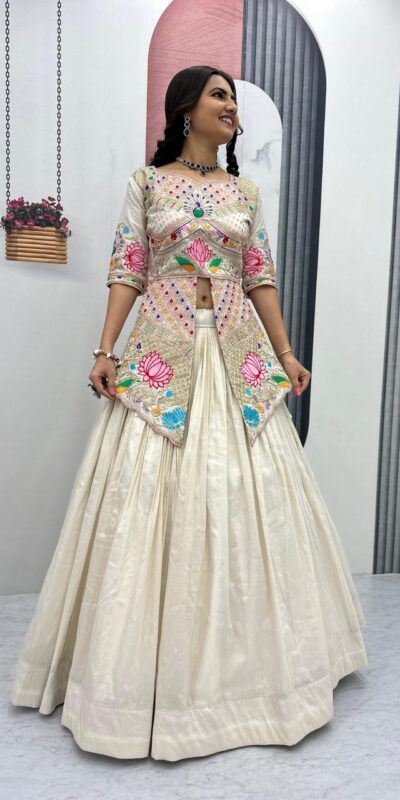 PC 557 Cream Simar Cosmos Lehenga Choli Perfect for Wedding, Party, Lohri, Baby Shower, Housewarming – . Introductory Price ₹2649. Delivery 4-6 Workin | Bollywood Lehenga, Creative Lehenga, Designer Lehenga, Embroidered Lehenga, Lehenga, Party Wear Lehenga