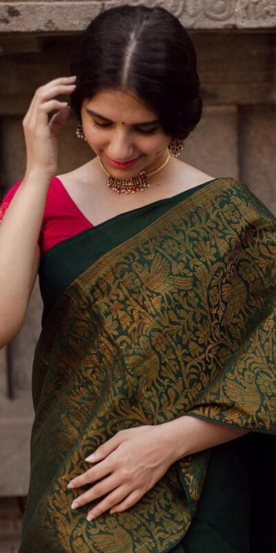 KPR 070 Green Color Soft Lichi Silk Saree with Lace Border & Lace Work. Best Price ₹1349. Delivery 4-6 Working Days. Shop now. | Bollywood Sarees, Creative Sarees, Designer Sarees, Embroidered Sarees, Ethnic Saree, Modern Digital sarees, Party Wear Sarees, Sarees