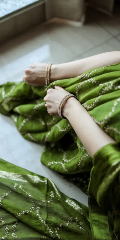 MS 505 Green Viscose Satin Saree with Sequins Work & Embroidery Work. Special Price ₹1599. Delivery 4-6 Working Days. Shop now. | Bollywood Sarees, Creative Sarees, Designer Sarees, Embroidered Sarees, Ethnic Saree, Modern Digital sarees, Party Wear Sarees, Sarees