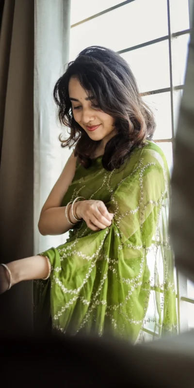 MS 505 Green Viscose Satin Saree with Sequins Work & Embroidery Work. Special Price ₹1599. Delivery 4-6 Working Days. Shop now. | Bollywood Sarees, Creative Sarees, Designer Sarees, Embroidered Sarees, Ethnic Saree, Modern Digital sarees, Party Wear Sarees, Sarees