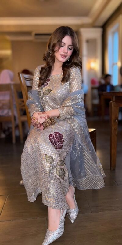 ST 1162 Grey in Faux Georgette Sequins Work & Embroidery Work Salwar Suit . Get it for ₹1999. Delivery 4-6 Working Days. Shop now. | Jump Suits, Straight Suits, Casual Suits, Creative suits, Designer Suits, Palazzo Suits, Party Wear Suits, Patiala Suits, Salwar suit